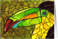 Mosaic BLANK INSIDE Tocan card