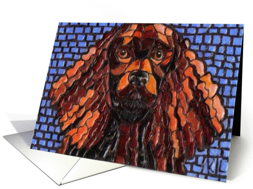 Mosaic FATHER'S DAY dog card (62202)