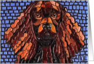 Mosaic FATHER’S DAY dog card