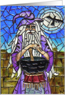 Mosaic BLANK INSIDE wizard card