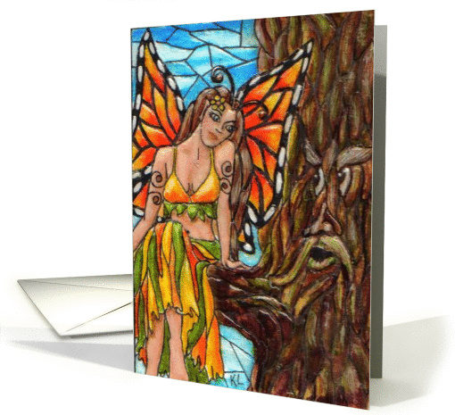 Blank Inside Fairy
 card (63601)