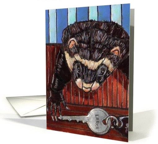 Blank Inside Ferret
 card (64066)