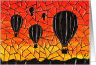 Blank Inside Balloons card