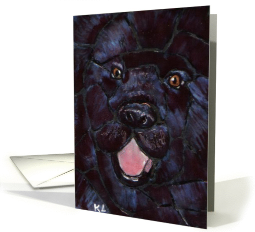 Blank Inside Dog
 card (64112)