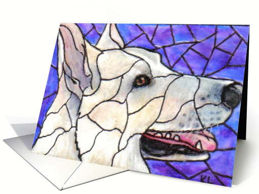 Blank Inside Dog
 card (64114)