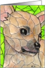 BLANK INSIDE Chihuahua card