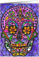 BLANK INSIDE Day of the Dead card