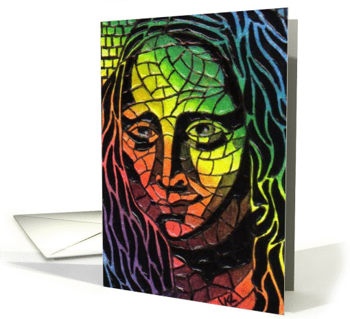 Blank Inside Mona Lisa
 card (66962)