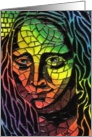 Blank Inside Mona Lisa card