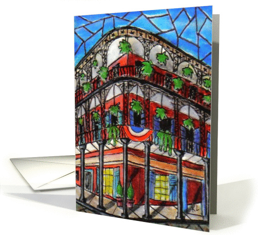 BLANK INSIDE New Orleans
 card (66970)