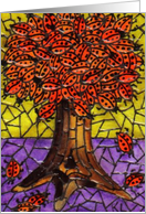 Blank Inside Lady Bug Tree card