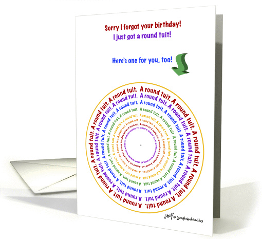 Around to it! card (117718)