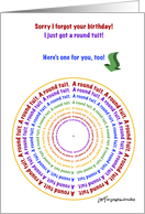 Around to it! card