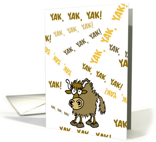Yak Yak Yak card (142788)