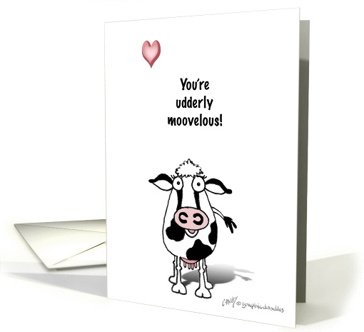 Valentine Cow! card (146868)