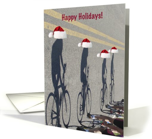 Cycling Happy Holidays! card (478652)