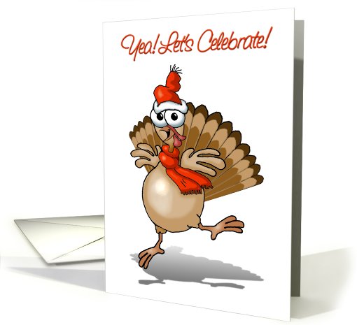 Turkey New Year's party invitation! card (519940)