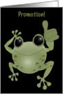 Promotion. Toadally Awesome! Cartoon toad. card