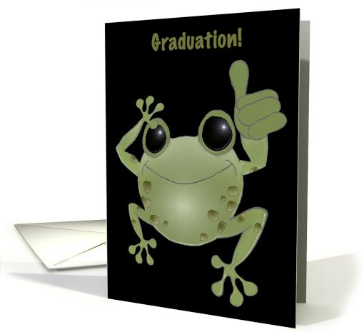 Graduation. Toadally Awesome! Cartoon toad. card (676990)