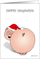 Happy Hogidays! card