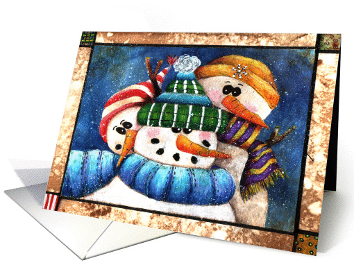 Snow note card (356437)