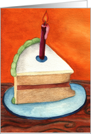 Happy Birthday Candle card