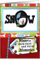SNOW card