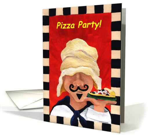 Pizza Party Invite card (379347)