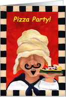 Pizza Party Invite card