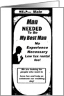 best man needed card