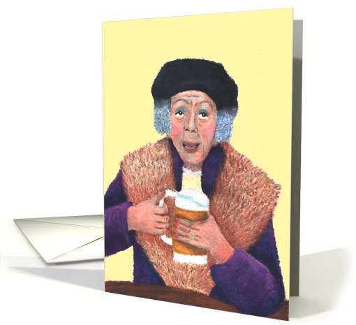 Partying Grandma card (447761)