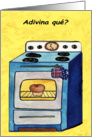 Spanish Bun In The Oven card