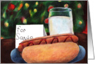 Hot dog/sausage Christmas card