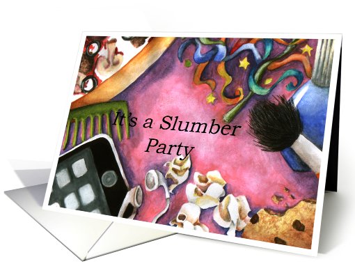 Slumber Party Invitation card (773420)