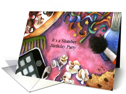 Slumber Birthday Party Invitation card (773444)