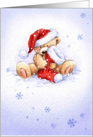 Christmas bear card