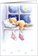 Christmas bear card