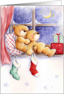 Christmas bears card