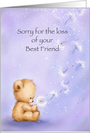 Deepest sympathy for the loss of your loved furry pet. card