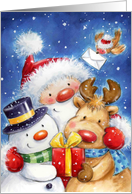 Greeting Christmas & New Year from all of us. card
