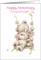 Cute bear couple on...