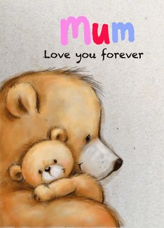Bear Mum Hugging Cub...