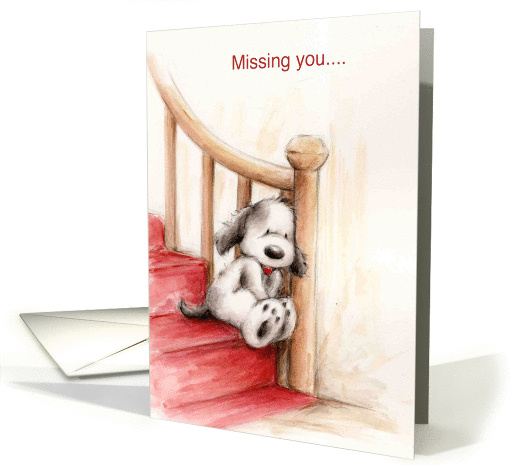  I miss you card (158671)