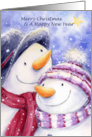 Christmas and New year card