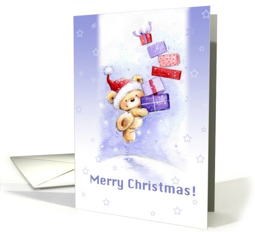 Christmas bears card (484475)