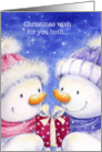 Christmas wish for you both card