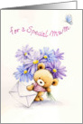 Happy Birthday for Mum - Teddy Bear card