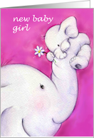 new baby girl card