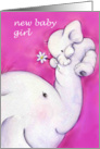 new baby girl card