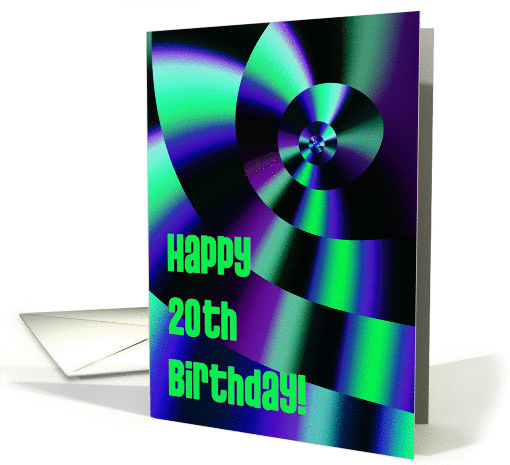 Happy 20th Birthday card (223643)